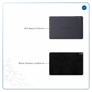 برچسب پوششی ماهوت مدل Black-Chamois-Leather مناسب برای تبلت اچ تی سی Nexus 9 2014