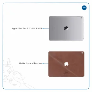 برچسب پوششی ماهوت مدل Matte_Natural_Leather مناسب برای تبلت اپل iPad Pro 9.7 2016 A1673