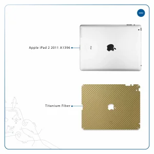 برچسب پوششی ماهوت مدل Titanium-Fiber مناسب برای تبلت اپل iPad 2 2011 A1396
