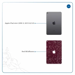 برچسب پوششی ماهوت مدل Red-Wildflower مناسب برای تبلت اپل iPad mini (GEN 5) 2019 A2125