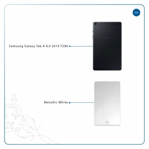 برچسب پوششی ماهوت مدل Metallic-White مناسب برای تبلت سامسونگ Galaxy Tab A 8.0 2019 T290