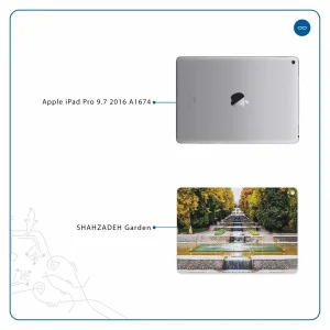 برچسب پوششی ماهوت مدل SHAHZADEH-Garden مناسب برای تبلت اپل iPad Pro 9.7 2016 A1674