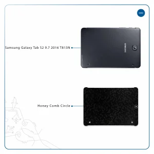 برچسب پوششی ماهوت مدل Honey-Comb-Circle مناسب برای تبلت سامسونگ Galaxy Tab S2 9.7 2016 T813N