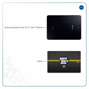 برچسب پوششی ماهوت مدل Gta-Game مناسب برای تبلت سامسونگ Galaxy Tab S3 9.7 2017 T820