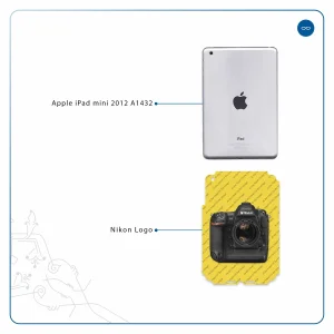برچسب پوششی ماهوت مدل Nikon-Logo مناسب برای تبلت اپل iPad mini 2012 A1432