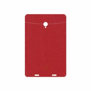 برچسب پوششی ماهوت مدل Red-Fiber مناسب برای تبلت وریکو Unipad