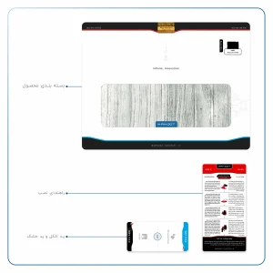 برچسب پوششی ماهوت مدل White Wood مناسب برای تبلت اپل iPad 2 2011 A1395
