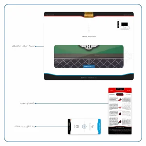 برچسب پوششی ماهوت مدل Bentley مناسب برای تبلت سونی Xperia Z2 Tablet LTE 2014