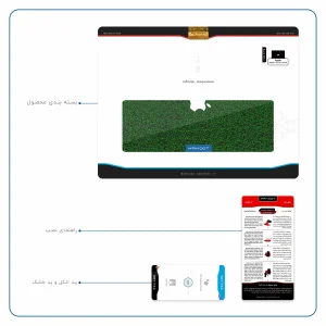 برچسب پوششی ماهوت مدل Green-Holographic مناسب برای تبلت اپل iPad Pro 10.5 2017 A1709