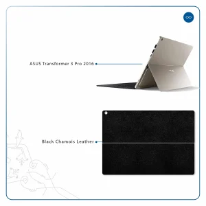 برچسب پوششی ماهوت مدل Black-Chamois-Leather مناسب برای تبلت ایسوس Transformer 3 Pro 2016