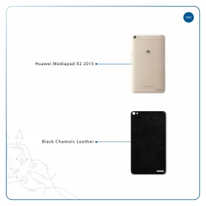 برچسب پوششی ماهوت مدل Black-Chamois-Leather مناسب برای تبلت هوآوی Mediapad X2 2015