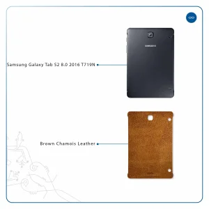 برچسب پوششی ماهوت مدل Brown-Chamois-Leather مناسب برای تبلت سامسونگ Galaxy Tab S2 8.0 2016 T719N