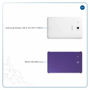 برچسب پوششی ماهوت مدل Matte-BlueBerry مناسب برای تبلت سامسونگ Galaxy Tab E 9.6 2015 T560