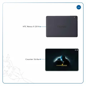 برچسب پوششی ماهوت مدل Counter-Strike مناسب برای تبلت اچ تی سی Nexus 9 2014