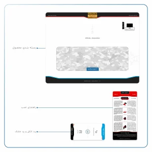 برچسب پوششی ماهوت مدل Army-Winter-Pixel مناسب برای تبلت اپل iPad Pro 9.7 2016 A1673