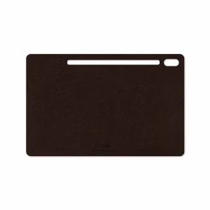 برچسب پوششی ماهوت مدل Dark-Brown-Leather مناسب برای تبلت سامسونگ Galaxy Tab S6 2019 SM-T865