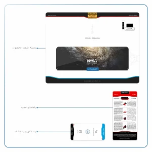 برچسب پوششی ماهوت مدل Universe-by-NASA-1 مناسب برای تبلت سامسونگ Galaxy Tab A 10.1 2019 T515