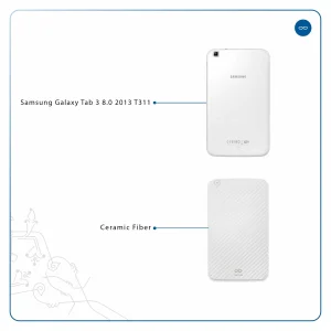 برچسب پوششی ماهوت مدل Ceramic-Fiber مناسب برای تبلت سامسونگ Galaxy Tab 3 8.0 2013 T311