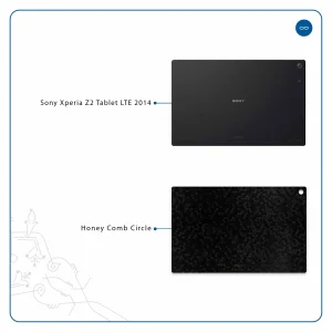 برچسب پوششی ماهوت مدل Honey-Comb-Circle مناسب برای تبلت سونی Xperia Z2 Tablet LTE 2014