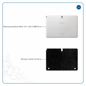 برچسب پوششی ماهوت مدل Honey-Comb-Circle مناسب برای تبلت سامسونگ Galaxy Note 10.1 2012 N8010