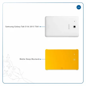 برچسب پوششی ماهوت مدل Matte-Deep-Mustard مناسب برای تبلت سامسونگ Galaxy Tab E 9.6 2015 T561