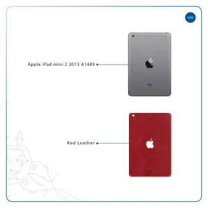 برچسب پوششی ماهوت مدل Red-Leather مناسب برای تبلت اپل iPad mini 2 2013 A1489