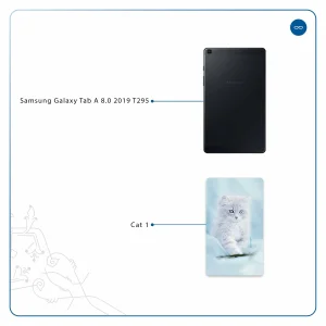 برچسب پوششی ماهوت مدل Cat-1 مناسب برای تبلت سامسونگ Galaxy Tab A 8.0 2019 T295