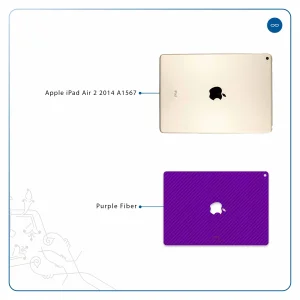 برچسب پوششی ماهوت مدل Purple-Fiber مناسب برای تبلت اپل iPad Air 2 2014 A1567