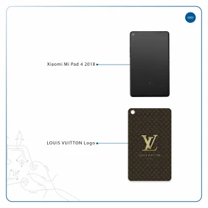 برچسب پوششی ماهوت مدل LOUIS-VUITTON-Logo مناسب برای تبلت شیائومی Mi Pad 4 2018
