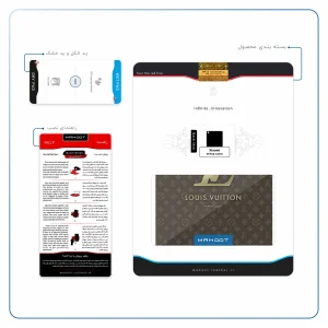 برچسب پوششی ماهوت مدل LOUIS-VUITTON-Logo مناسب برای تبلت شیائومی Mi Pad 4 2018