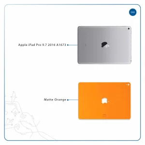 برچسب پوششی ماهوت مدل Matte-Orange مناسب برای تبلت اپل iPad Pro 9.7 2016 A1673