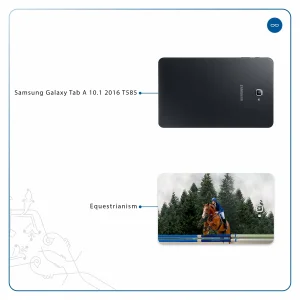 برچسب پوششی ماهوت مدل Equestrianism مناسب برای تبلت سامسونگ Galaxy Tab A 10.1 2016 T585