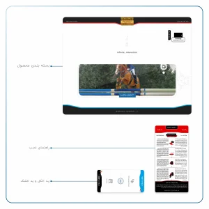 برچسب پوششی ماهوت مدل Equestrianism مناسب برای تبلت سامسونگ Galaxy Tab A 10.1 2016 T585