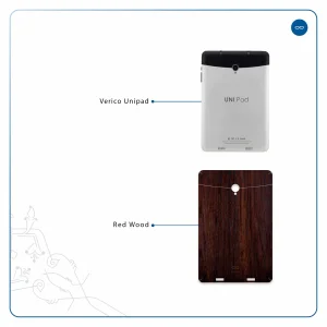 برچسب پوششی ماهوت مدل Red-Wood مناسب برای تبلت وریکو Unipad