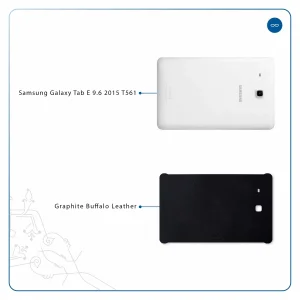 برچسب پوششی ماهوت مدل Graphite Buffalo Leather مناسب برای تبلت سامسونگ Galaxy Tab E 9.6 2015 T561