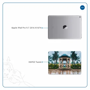 برچسب پوششی ماهوت مدل HAFEZ-Tomb مناسب برای تبلت اپل iPad Pro 9.7 2016 A1674