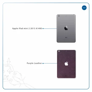 برچسب پوششی ماهوت مدل Purple-Leather مناسب برای تبلت اپل iPad mini 2 2013 A1490