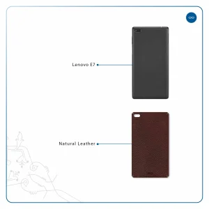 برچسب پوششی ماهوت مدل Natural-Leather مناسب برای تبلت لنوو E7