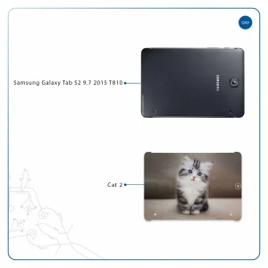 برچسب پوششی ماهوت مدل Cat-2 مناسب برای تبلت سامسونگ Galaxy Tab S2 9.7 2015 T810