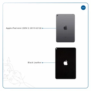 برچسب پوششی ماهوت مدل Black-Leather مناسب برای تبلت اپل iPad mini (GEN 5) 2019 A2126