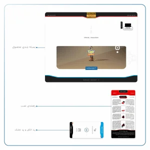 برچسب پوششی ماهوت مدل Toy Story مناسب برای تبلت سامسونگ Galaxy Tab A 10.1 2016 T585
