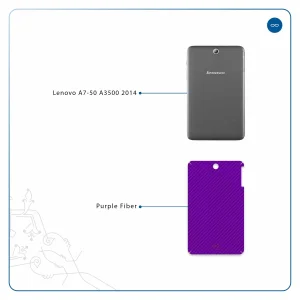 برچسب پوششی ماهوت مدل Purple-Fiber مناسب برای تبلت لنوو A7-50 A3500 2014