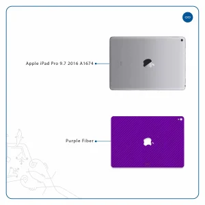 برچسب پوششی ماهوت مدل Purple-Fiber مناسب برای تبلت اپل iPad Pro 9.7 2016 A1674