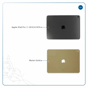 برچسب پوششی ماهوت مدل Matte-Gold مناسب برای تبلت اپل iPad Pro 11 2018 A1979
