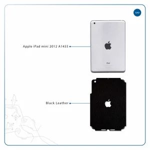 برچسب پوششی ماهوت مدل Black-Leather مناسب برای تبلت اپل iPad mini 2012 A1455