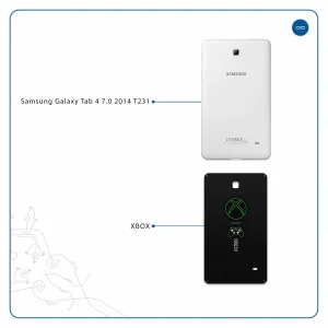 برچسب پوششی ماهوت مدل XBOX مناسب برای تبلت سامسونگ Galaxy Tab 4 7.0 2014 T231