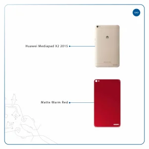برچسب پوششی ماهوت مدل Matte-Warm-Red مناسب برای تبلت هوآوی Mediapad X2 2015