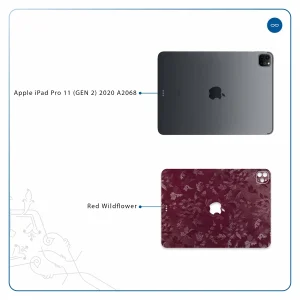 برچسب پوششی ماهوت مدل Red-Wildflower مناسب برای تبلت اپل iPad Pro 11 (GEN 2) 2020 A2068