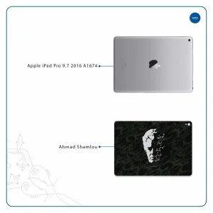 برچسب پوششی ماهوت مدل Ahmad-Shamlou مناسب برای تبلت اپل iPad Pro 9.7 2016 A1674