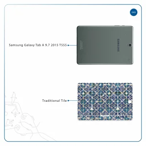 برچسب پوششی ماهوت مدل Iran-Tile1 مناسب برای تبلت سامسونگ Galaxy Tab A 9.7 2015 T555